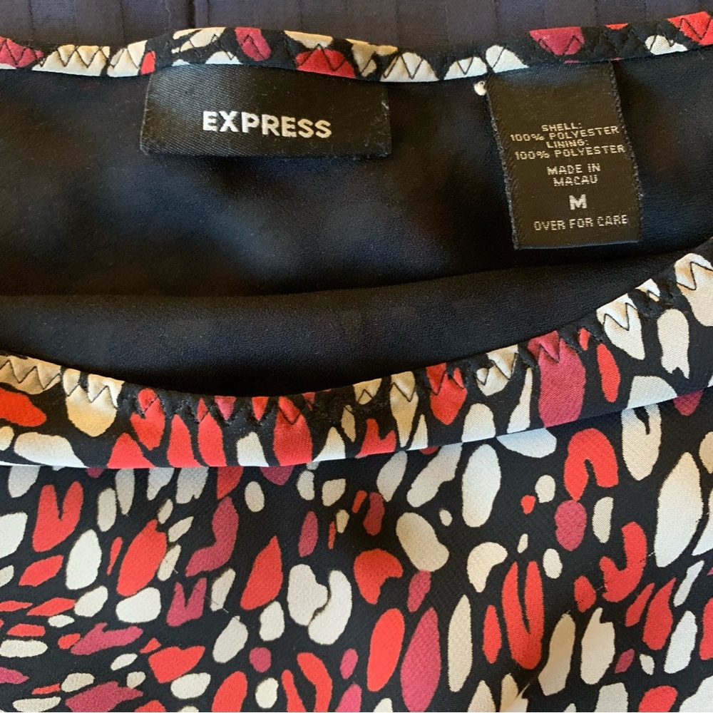 Express Patterned Skirt Size Medium - image 6